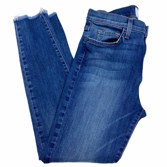 CURRENT/ELLIOTT High Waisted Stiletto Raw Hem Jean - Picture 7 of 11